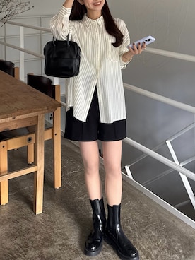 「callautia（カラウティア）のアイテム」を使った、ririさん（レディース・155cm）の冬コーディネート