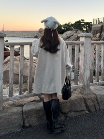 LOWRYS FARM（ローリーズファーム）の「ストレッチロングブーツ 163867