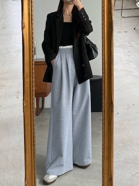 「アイテム（キャミソール）」を使った、ririさん（レディース・155cm）の秋コーディネート