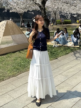 「H&M（エイチ・アンド・エム）のアイテム（シューズ）」を使った、ririさん（レディース・155cm）の春コーディネート