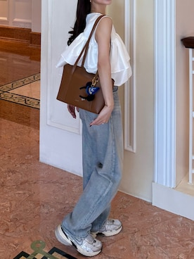 「MOUSSY（マウジー）のアイテム」を使った、ririさん（骨格ウェーブ・レディース・155cm）の秋コーディネート