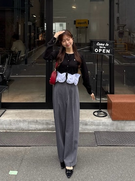 「アイテム（シューズ）」を使った、ririさん（レディース・155cm）の春コーディネート