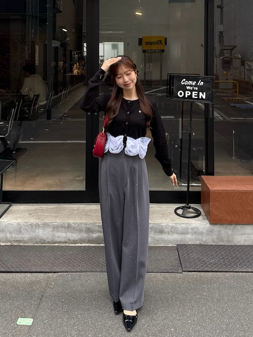 SORIN チュールデコレート カーディガン SORIN（ソリン ）の「Tulle Decorated Cardigan/チュールデコレート