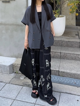 ririさん(レディース・155cm)の夏コーディネート