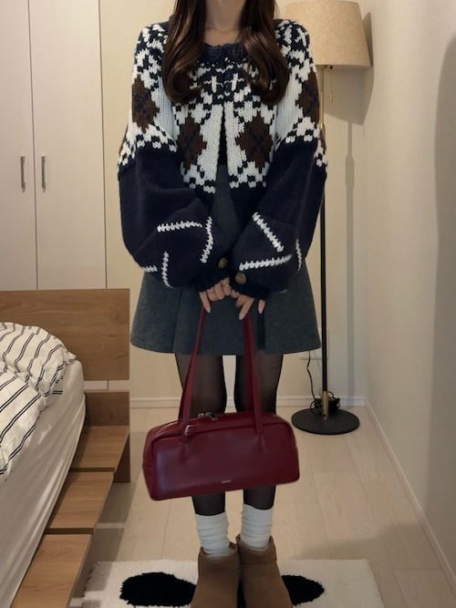 Nordic knit cardigan / ノルディックニットカーディガン