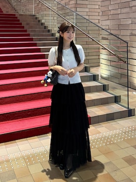 「welleg（ウェレッグ）のアイテム」を使った、ririさん（レディース・155cm）の夏コーディネート