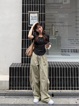 「アイテム（メイクアップ）」を使った、ririさん（レディース・155cm）の夏コーディネート