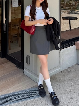 ririさん（骨格ウェーブ・レディース・155cm）の秋コーディネート
