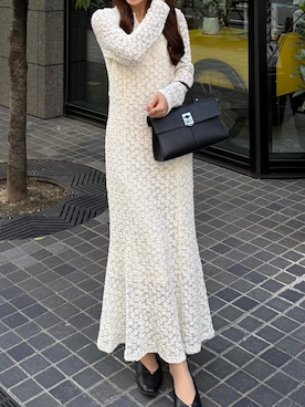 「welleg（ウェレッグ）のアイテム」を使った、ririさん（レディース・155cm）の冬コーディネート