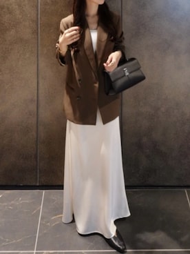 「CAPRICIEUX LE'MAGE（カプリシューレマージュ）のアイテム」を使った、ririさん（レディース・155cm）の秋コーディネート