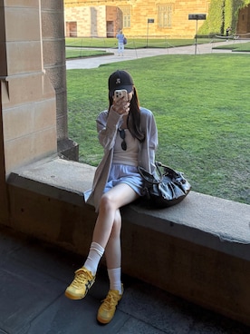 「callautia（カラウティア）のアイテム」を使った、ririさん（レディース・155cm）の春コーディネート