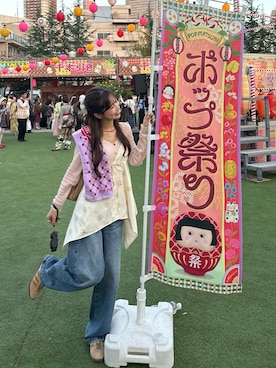 「GIUNON（ジウノン）のアイテム」を使った、ririさん（レディース・155cm）の秋コーディネート