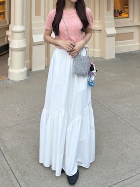 「SINOON（シヌーン）のアイテム」を使った、ririさん（レディース・155cm）の秋コーディネート