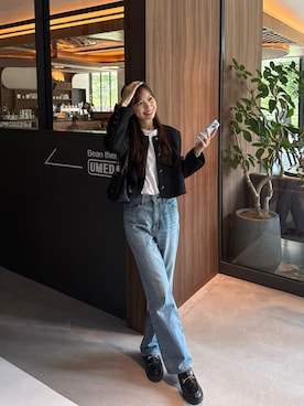 「2aN（トゥーエーエヌ）のアイテム（メイクアップ）」を使った、ririさん（レディース・155cm）の秋コーディネート