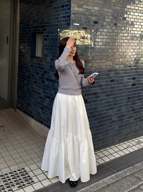 yuiさんコラボ ]バイアス切替えギャザースカート（スカート）｜KOBE