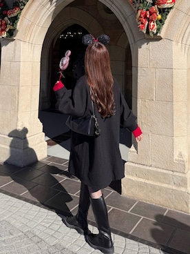 「アイテム（ステンカラーコート）」を使った、ririさん（レディース・155cm）の秋コーディネート