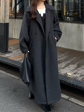 「アイテム（オールインワン・サロペット）」を使った、ririさん（レディース・155cm）の秋コーディネート