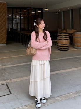 ririさん（レディース・155cm）の春コーディネート