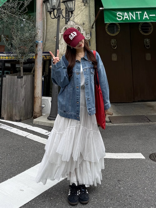 CASA FLINE（カーサフライン） スカート コットンティアードスカート