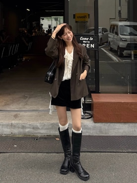 「GOLDY（ゴールディ）のアイテム」を使った、ririさん（レディース・155cm）の秋コーディネート