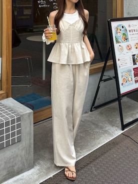 「marjour（マージュール）のアイテム」を使った、ririさん（レディース・155cm）の夏コーディネート