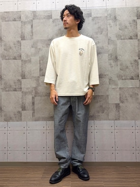 「EDWIN（エドウィン）のアイテム」を使った、ryotta0107さん（メンズ・171cm）の夏コーディネート