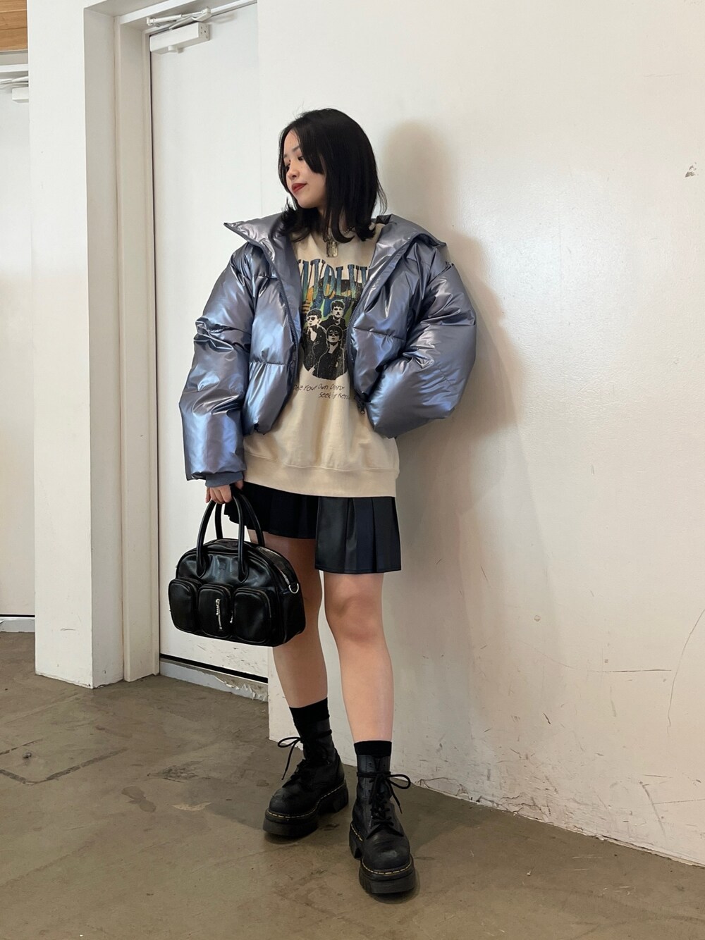 jouetie ボア ロングコート ブルー ウールボアコート(ブルー) – stylist-kurakuen