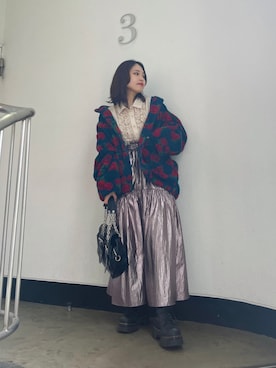「jouetie（ジュエティ）のアイテム（ブルゾン）」を使った、TOMOMIさん（レディース・155cm）の秋コーディネート