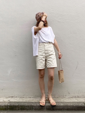 「Ungrid（アングリッド）のアイテム（ブレスレット）」を使った、MISAさん（レディース・155cm）の夏コーディネート