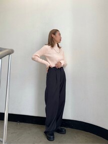 ワイドリブハイネックニット｜アングリッド（Ungrid