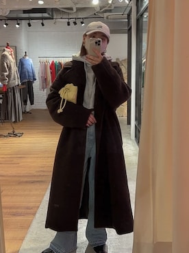 「アイテム（その他アウター、ブラウン系）」を使った、MISAさん（レディース・155cm）の夏コーディネート