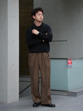 「アイテム（アナログ腕時計）」を使った、けーすけさん（メンズ・165cm）の秋コーディネート