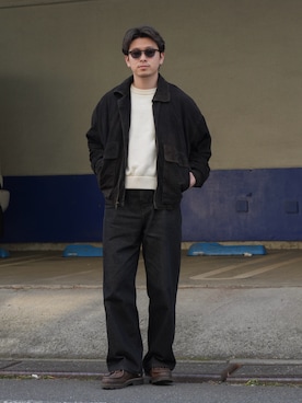 「Paraboot（パラブーツ）のアイテム」を使った、けーすけさん（メンズ・165cm）の春コーディネート