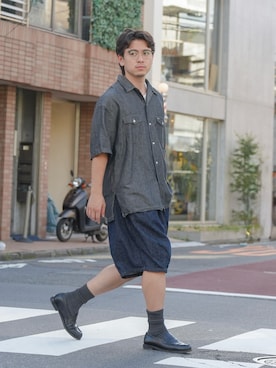 「アイテム（パンツ）」を使った、けーすけさん（メンズ・165cm）の夏コーディネート