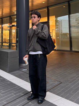 「アイテム（サングラス）」を使った、けーすけさん（メンズ・165cm）の秋コーディネート