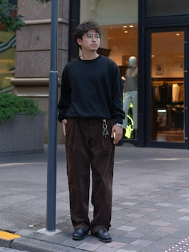 「アイテム（キーケース/キーアクセサリー）」を使った、けーすけさん（メンズ・165cm）の秋コーディネート