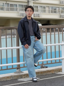 「アイテム（キーケース/キーアクセサリー）」を使った、けーすけさん（メンズ・165cm）の秋コーディネート