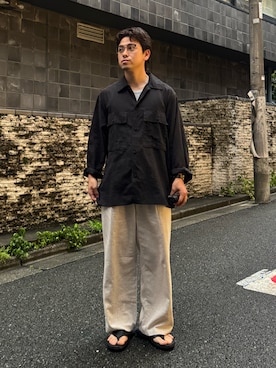 「THE BOLDMAN（ザ ボールドマン）のアイテム」を使った、けーすけさん（メンズ・165cm）の夏コーディネート