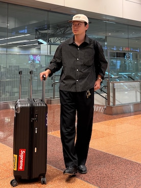 「アイテム（キーケース/キーアクセサリー）」を使った、けーすけさん（メンズ・165cm）の秋コーディネート