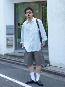「アイテム（シューズ）」を使った、けーすけさん（メンズ・165cm）の夏コーディネート