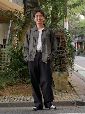 「アイテム（キーケース/キーアクセサリー）」を使った、けーすけさん（メンズ・165cm）の秋コーディネート