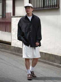 けーすけ｜Timberlandのモカシン/デッキシューズを使った参考コーディネート