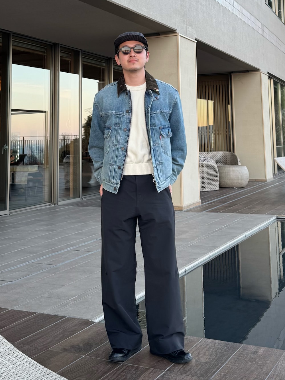 Barbourのデニムジャケットを使った人気ファッションコーディネート - WEAR