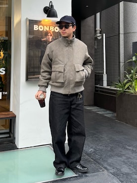 けーすけさん（メンズ・165cm）の冬コーディネート