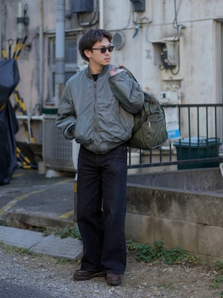 AVIREX × Steven Alan＞ MA―1/ジャケット