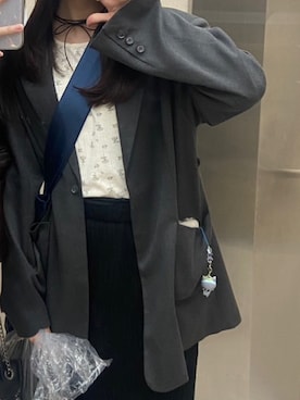 「musubore（ムスボレ）のアイテム」を使った、ariさん（レディース・161cm）の秋コーディネート