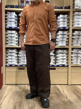 「Pitta Re:)（ピッタリ）のアイテム（シャツ/ブラウス）」を使った、TOKYO SHIRTS 博多駅地下店さん（メンズ・160cm）の夏コーディネート