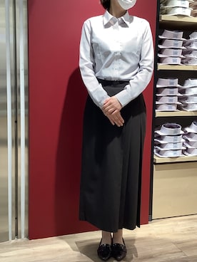 「ドレスシャツ」｜TOKYO SHIRTS 博多駅地下店さん（レディース・160cm）の秋コーディネート