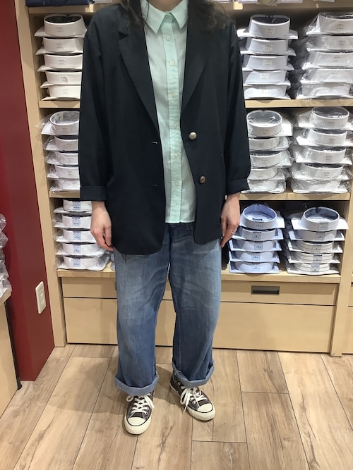 新品　CLASKA āta シャツ セール】綿100% Wガーゼ レギュラーカラー 七分袖カジュアル