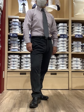 「AW」｜TOKYO SHIRTS 博多駅地下店さん（メンズ・160cm）の秋コーディネート